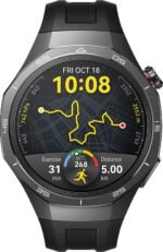 Huawei GT 5 PRO 46mm, 14 Days Battery, Built-in maps, Bluetooth,Pro-level sports Smartwatch  (Black Strap, 46.0)