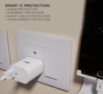 boAt 18W Power WCD QC3A Charger combo (Type C )  (White, Cable Included) - Image 4