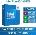 Intel Core i5 14600K (CPU Cooler Fan not Included) 3.5 GHz Upto 5.3 GHz LGA1700 Socket 14 Cores 20 Threads 24 MB Smart Cache Desktop Processor  (Silver) - Image 2