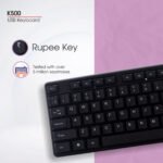 zebion K500 USB Keyboard Wired USB Standard Multi-device Keyboard Compatible with Desktop, Laptop, Mac Easy to Use,Plug and Play,Quick, Comfy Durable body  (Black) - Image 3