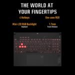 ASUS TUF Gaming A15 AMD Ryzen 7 Octa Core 7435HS - (16 GB/512 GB SSD/Windows 11 Home/8 GB Graphics/NVIDIA GeForce RTX 4060/144 Hz) FA507NVR-LP204WS Gaming Laptop  (15.6 inch, Mecha Gray, 2.2 Kg, With MS Office) - Image 4