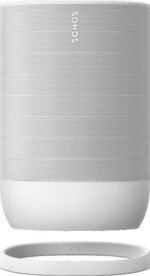 Sonos Move Wireless with 11Hrs Playtime, IPX56 Rated, Wi-Fi Connect 36 W Bluetooth Speaker  (White, Stereo Channel) - Image 3