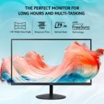 Acer 80.01 cm (32 inch) WQHD LED Backlit IPS Panel with HDR10, VGA, HDMI, 2X1W Inbuilt Speakers, Flicker-less, Blue light Shield, EcoDisplay, VisionCare, Tilt-able Stand, VESA wall Mount Ultra-Thin Monitor (SA322Q U) - Image 3