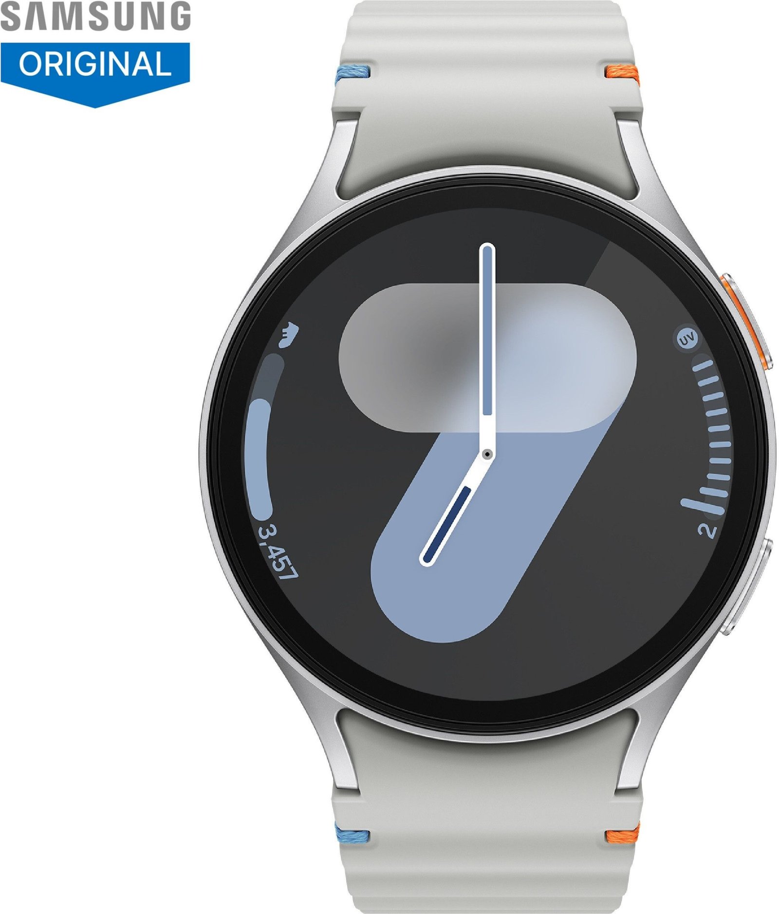 Samsung Watch7 44mm LTE  (Silver Strap, Large)