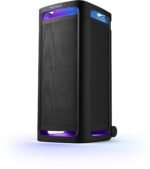 SONY Tower 9 Massive BASS & Powerful sound, 25 Hrs Battery, 360 Party Sound & Light Bluetooth Party Speaker  (Black, Stereo Channel)