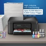 brother DCP-T730DW Multi-function WiFi Color Ink Tank Printer (Borderless Printing) for Print/Copy/Scan with ADF Printer - Image 2