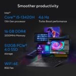 ASUS Vivobook 16X (2025) with Office 2024 + M365 Basic* Intel Core i5 13th Gen 13420H - (16 GB/512 GB SSD/Windows 11 Home/4 GB Graphics/NVIDIA GeForce RTX 3050/144 Hz) K3605VC-RP412WS Gaming Laptop  (16 inch, Indie Black, 1.80 Kg, With MS Office) - Image 2