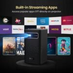 Portronics Pico 13, Stream Apps, Rechargeable, 4K Support, Compact, 3500 lm, 10W Speaker (3500 lm) Portable Projector  (Black) - Image 3
