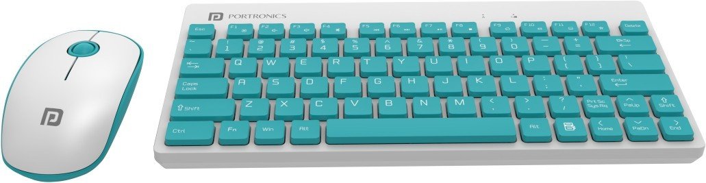 por-373-key2-mouse-combo-portronics-original-imagj2hhxgqravj5-2.jpeg Portronics POR-373 Key2 & Mouse Combo Wireless Laptop-size Laptop Keyboard Compatible with Desktop, Laptop, Mac Compact Light-Weight for PCs, Laptops and Smart TV - Image 1