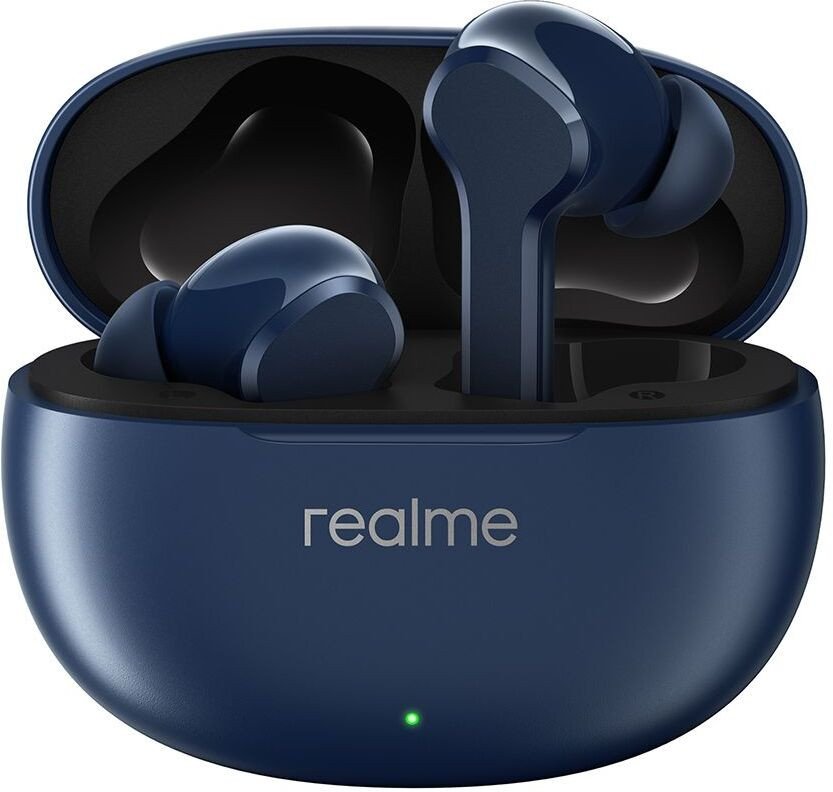realme Buds T110 (RMA2306) with AI ENC for calls, 38 hours of Playback and Deep Bass Bluetooth  (Jazz Blue, True Wireless)