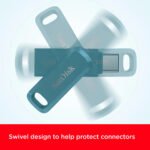 SanDisk SDDDC3-064G-I46NPD 64 GB Pen Drive Compatible with Desktop Computer, Laptop, Mobile USB 3.2 Plastic Case  (Blue) - Image 2
