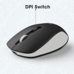 ZEBRONICS Jaguar Wireless Ambidextrous Optical Mouse Wireless Mouse, High Precision, 4 Buttons, Plug & Play Ambidextrous  (2.4GHz Wireless, Black) - Image 3