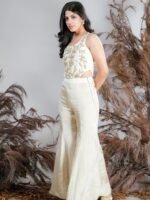 Embroidered Top With Trouser Co-Ords - Image 3