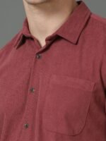 HERE&NOW Men Slim Fit Opaque Striped Casual Shirt - Image 3