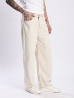 The Lifestyle Co. Men Pure Cotton Baggy Fit Denim Jeans - Image 2