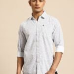 Being Human Printed Cotton Slim Fit Casual Shirt