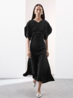 Women Woollen Empire Dress