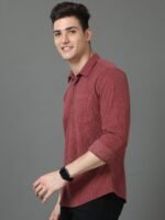 HERE&NOW Men Slim Fit Opaque Striped Casual Shirt - Image 2