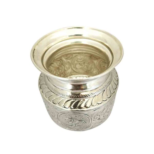 White Metal Handicrafts Traditional Kalash - Image 3
