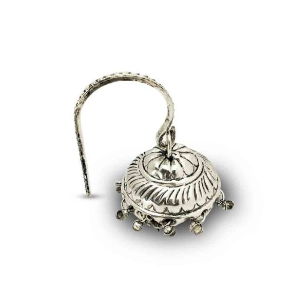 Brass Silver Plated Handicraft Metal Laddu Gopal Singhasan - Image 4